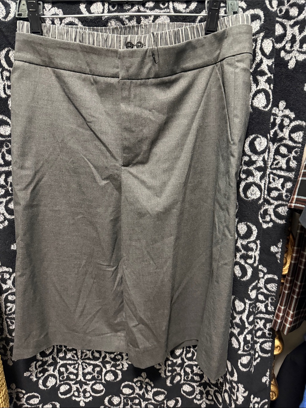 Zara Gray Midi Skirt